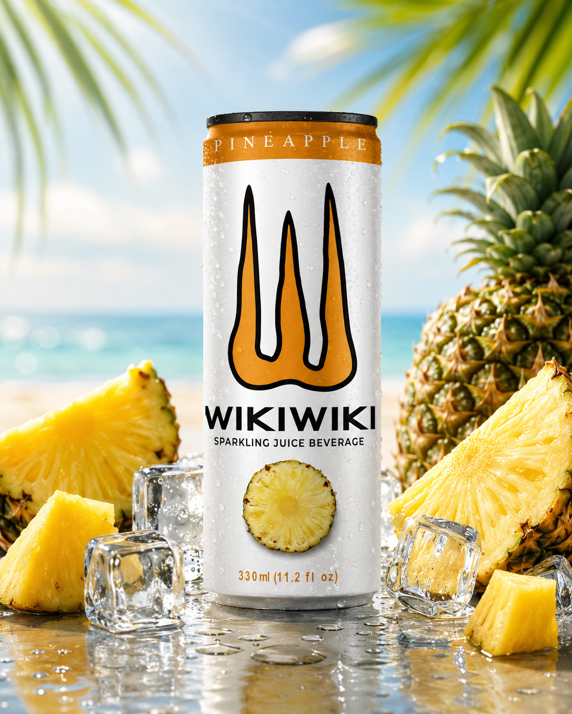 A chilled Wikiwiki Pineapple can.